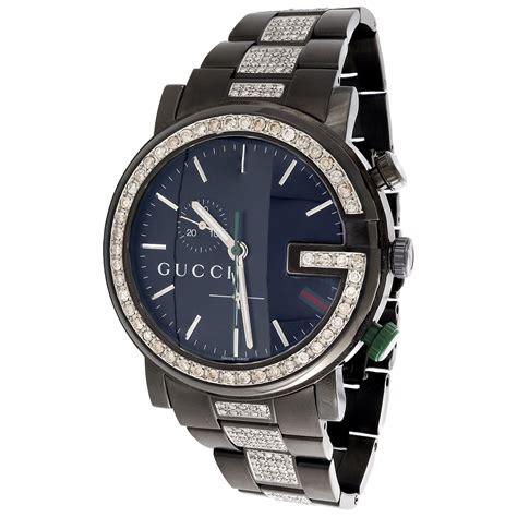 mens gucci watches cheap|men's gucci watch diamond bezel.